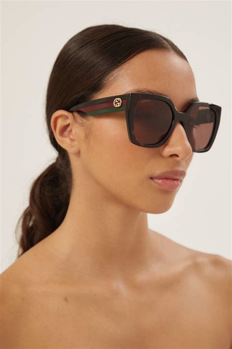 havana gucci|Gucci Havana Sunglasses .